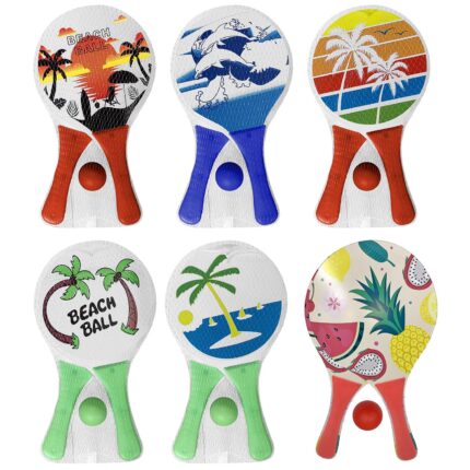 ΣΕΤ ΞΥΛΙΝΕΣ ΠΑΙΔΙΚΕΣ ΡΑΚΕΤΕΣ ΠΑΡΑΛΙΑΣ ¨BEACH BALL¨ ΚΑΙ ΜΠΑΛΑΚΙ
