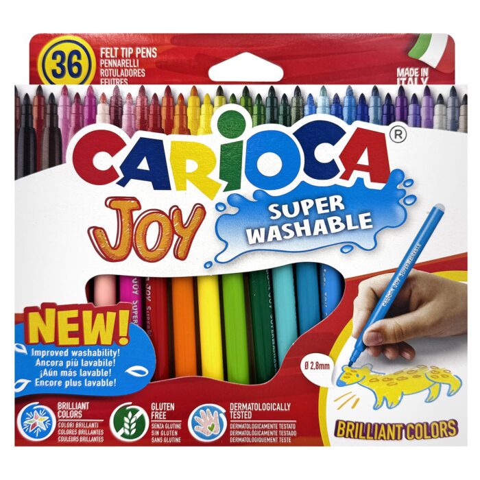 CARIOCA : ΜΑΡΚΑΔΟΡΟΙ  «JOY» ΣΕΤ 36 ΧΡΩΜΑΤΩΝ