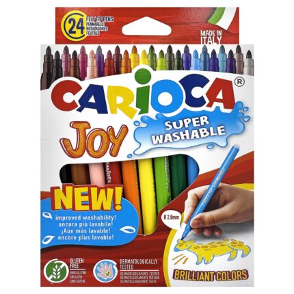 CARIOCA : ΜΑΡΚΑΔΟΡΟΙ  «JOY» ΣΕΤ 24 ΧΡΩΜΑΤΩΝ