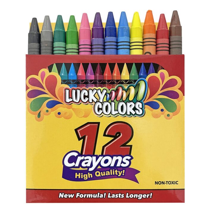 ΚΗΡΟΜΠΟΓΙΕΣ "LUCKY COLORS" ΣΕΤ 12 ΧΡΩΜΑΤΩΝ