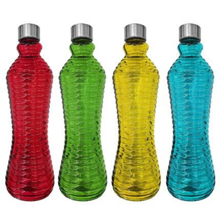 ΜΠΟΥΚΑΛΙ ΓΥΑΛΙΝΟ ΧΡΩΜΑΤΙΣΤΟ  ΜΕ ΠΩΜΑ 1Lt.