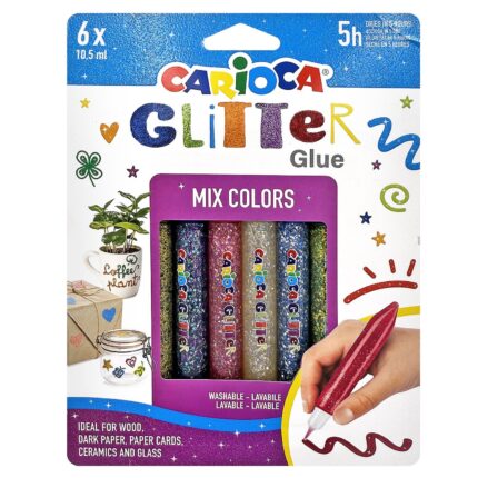 ΣΕΤ ΜΕ 6 ΚΟΛΛΕΣ ΧΡΥΣΟΣΚΟΝΗΣ "GLITTER MULTY" CARIOCA