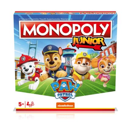Winning Moves Monopoly Junior: Paw Patrol (Greek Language) (WM04163-GRK)