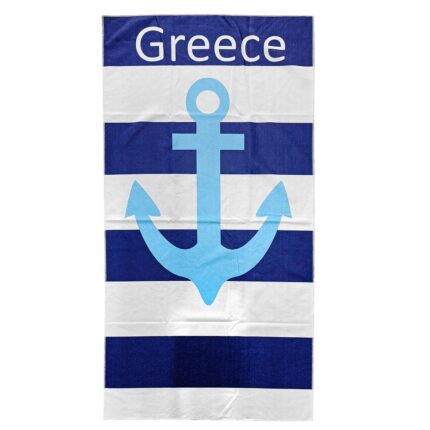 ΠΕΤΣΕΤΑ ΘΑΛΑΣΣΗΣ MICROFIBER  "HELLAS" 140x70 εκ.