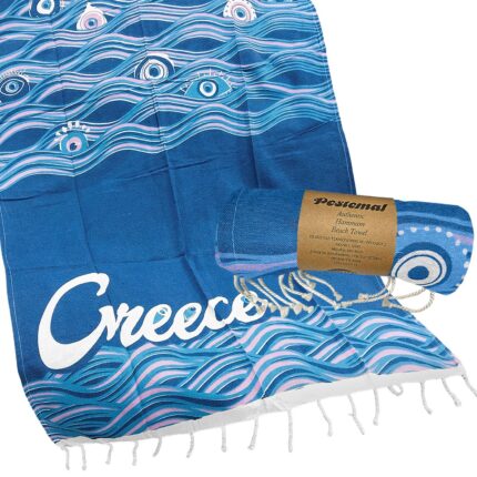 ΠΕΤΣΕΤΑ ΘΑΛΑΣΣΗΣ ΜΑΤΙ "GREECE" 90x180 εκ.