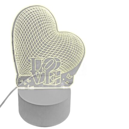 LED ΠΙΝΑΚΙΔΑ "I LOVE YOU"