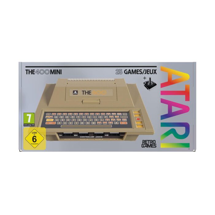 "ATARI THE 400" MINI VIDEO GAME CONSOLE (OFFICIAL PRODUCT) WITH 25 RETRO GAMES - Image 3