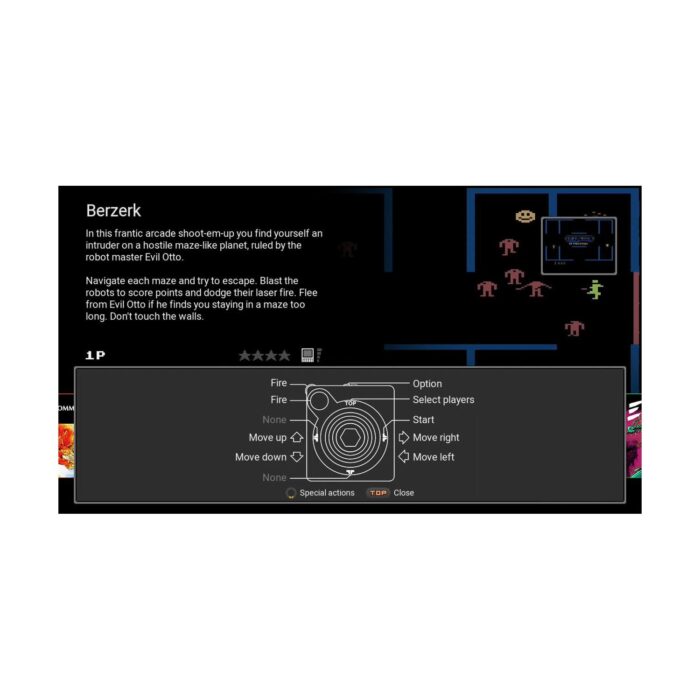 "ATARI THE 400" MINI VIDEO GAME CONSOLE (OFFICIAL PRODUCT) WITH 25 RETRO GAMES - Image 8