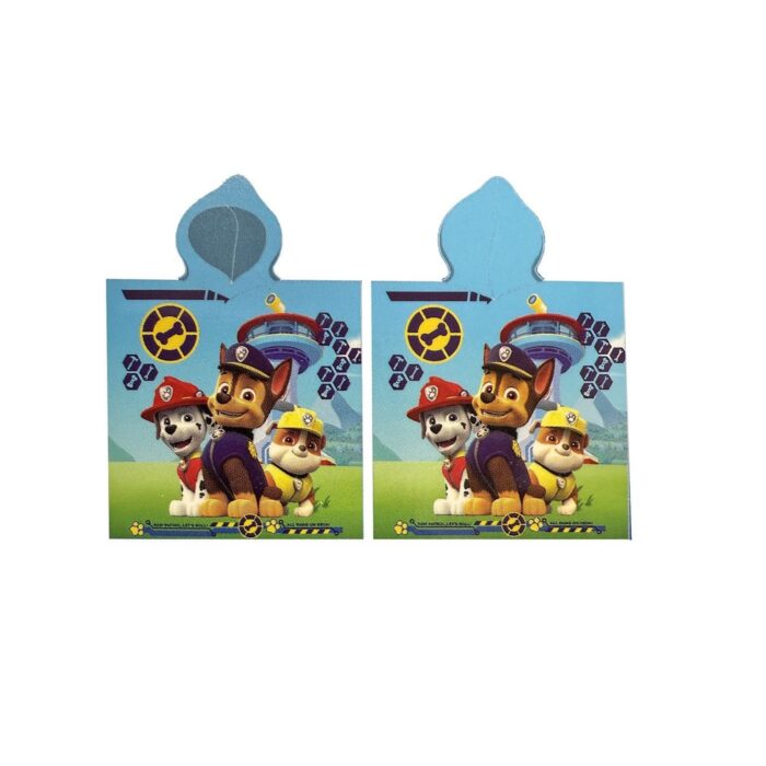 ΠΕΤΣΕΤΑ ΘΑΛΑΣΣΗΣ - ΠΟΝΤΣΟ ΜΕ ΜΙΚΡΟΪΝΕΣ “ PAW PATROL ”