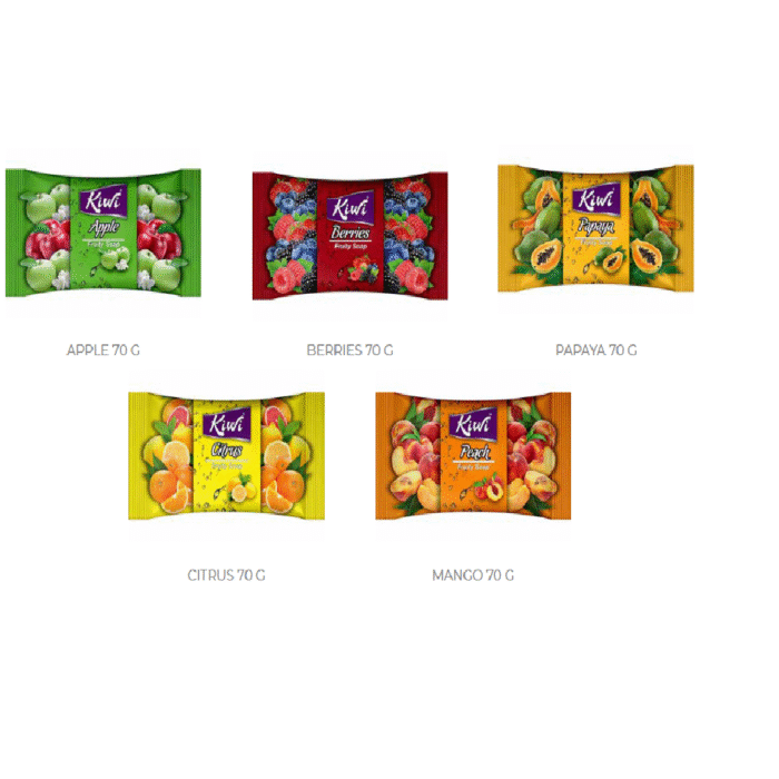 ΣΑΠΟΥΝΙ ΜΕ ΑΡΩΜΑ ΦΡΟΥΤΩΝ 70gr “KIWI” ΣΕ ΔΙΑΦΟΡΑ ΑΡΩΜΑΤΑ