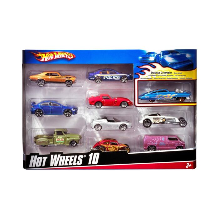 Mattel Hot Wheels: Hot Wheels 10 - Random Vehicles Set