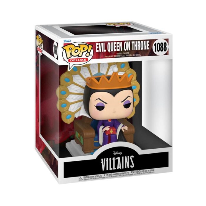 FUNKO POP! Deluxe: Disney Villains Snow White and the Seven Dwarfs - Evil Queen on Throne #1088 Vinyl Figure