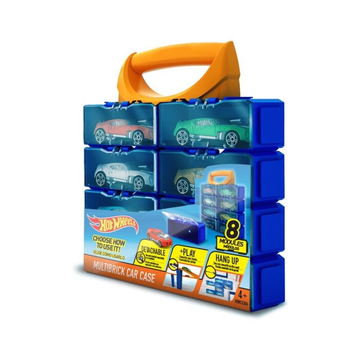Intek: Multibrick Car Case For 8 Cars Και Δώρο Αμαξάκι Hotwheels
