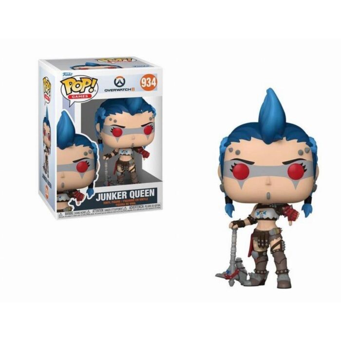 FUNKO POP! Games: Overwatch 2 – Junker Queen #934 Vinyl Figure