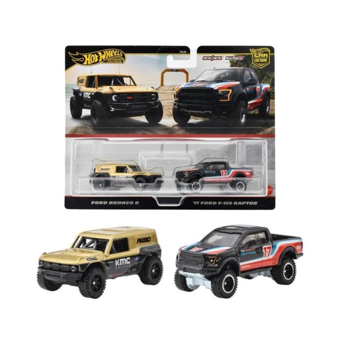Mattel Hot Wheels®: Premium Car Culture - Ford Bronco & '17 Ford F-150 Raptor