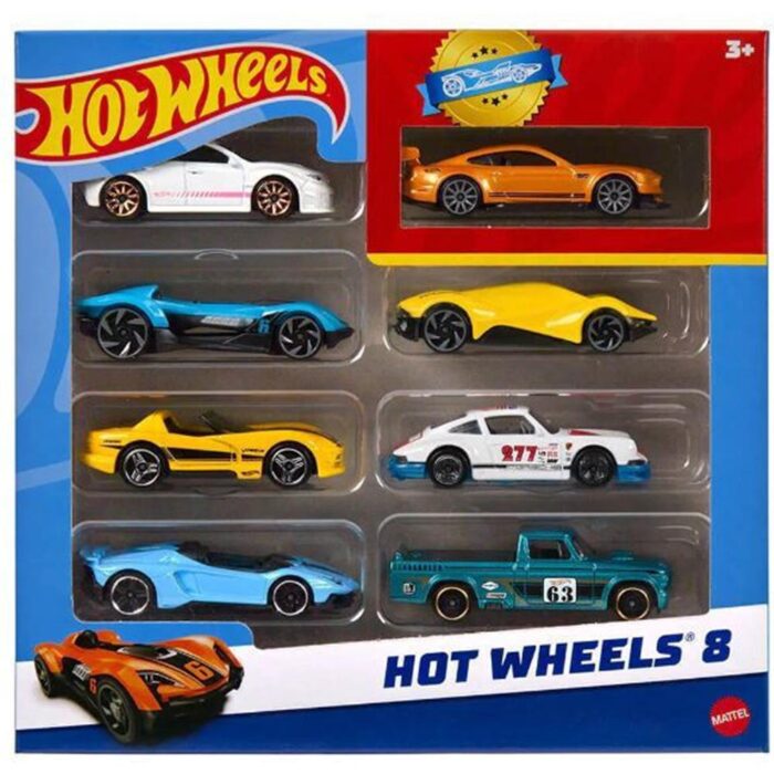 Mattel Hot Wheels: Hot Wheels 8 - Random Vehicles Set