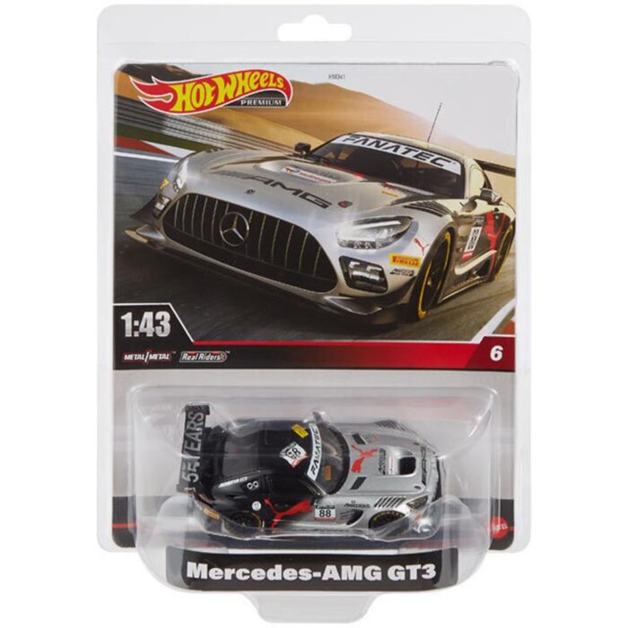 Mattel Hot Wheels: Premium Real Riders 1:43 - Mercedes-AMG GT3