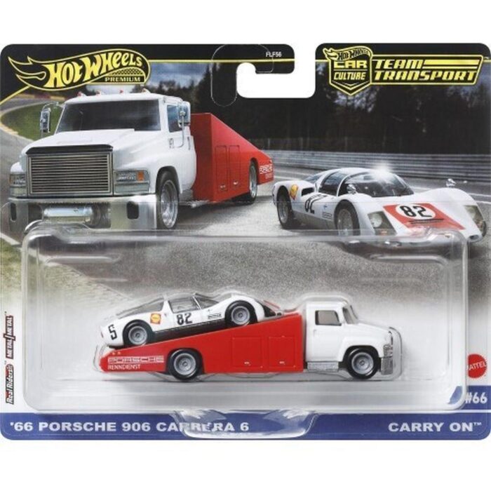 Mattel Hot Wheels: Premium Car Culture Team Transport - '66 Porsche 906 Carrera 6 Carry On