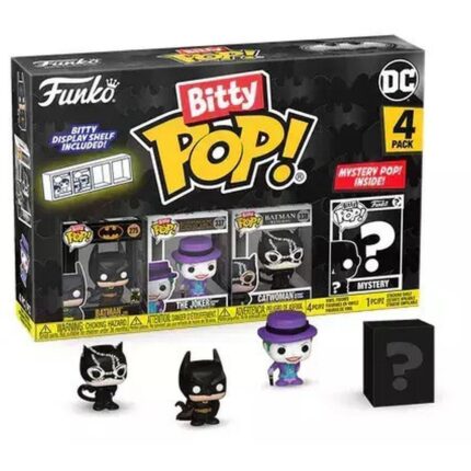 FUNKO BITTY POP! 4-Pack DC: Batman 85th - Batman Vinyl Figures