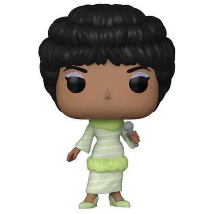 FUNKO POP! Rocks: The Queen of Soul - Aretha Franklin (Green Dress) #365 Vinyl Figure - Image 2