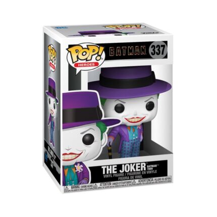FUNKO POP! DC Heroes: Batman 1989 - The Joker* (with Hat-Batman 1989 Movie) #337 Vinyl Figure
