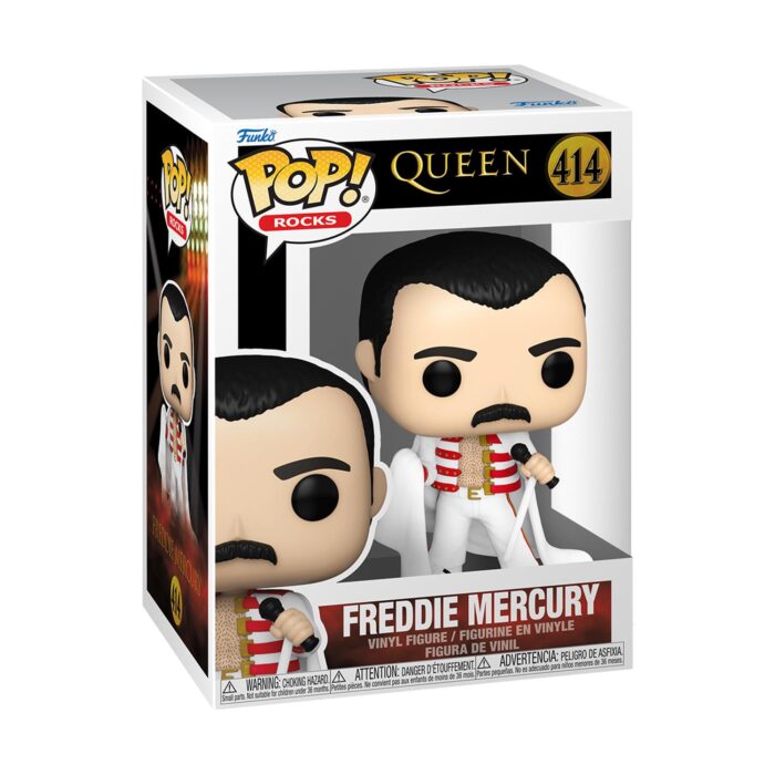 FUNKO POP! Rocks: Queen - Freddie Mercury (with Cape) #414 Vinyl Figure