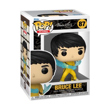 FUNKO POP! Icons: Bruce Lee - Bruce Lee (Be Water) #87 Vinyl Figure