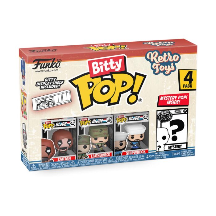 FUNKO BITTY POP! 4-Pack: Retro Toys: GI Joe Vinyl Figures