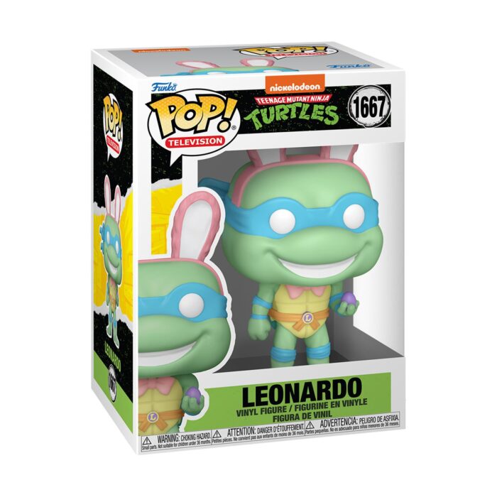 FUNKO POP! Television: Teenage Mutant Ninja Turtles Easter - Leonardo #1667 Vinyl Figure