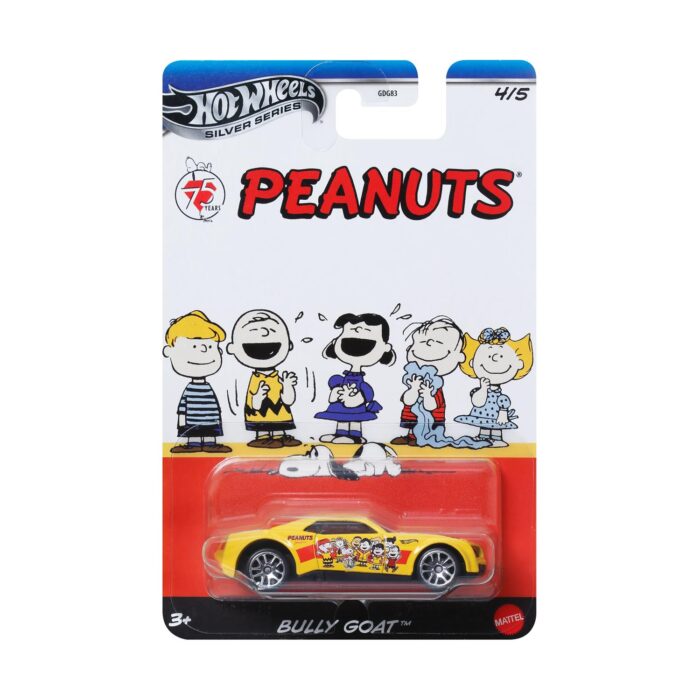 Mattel Hot Wheels: Silver Series Peanuts 75th - Bully Goat Vehicle