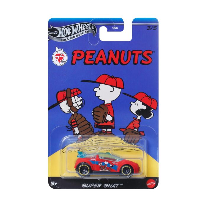 Mattel Hot Wheels: Silver Series Peanuts 75th - Super Gnat Vehicle