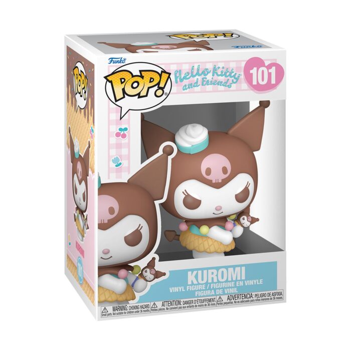 FUNKO POP!  Sanrio: Hello Kitty and Friends - Kuromi (Ice Cream) #101 Vinyl Figure