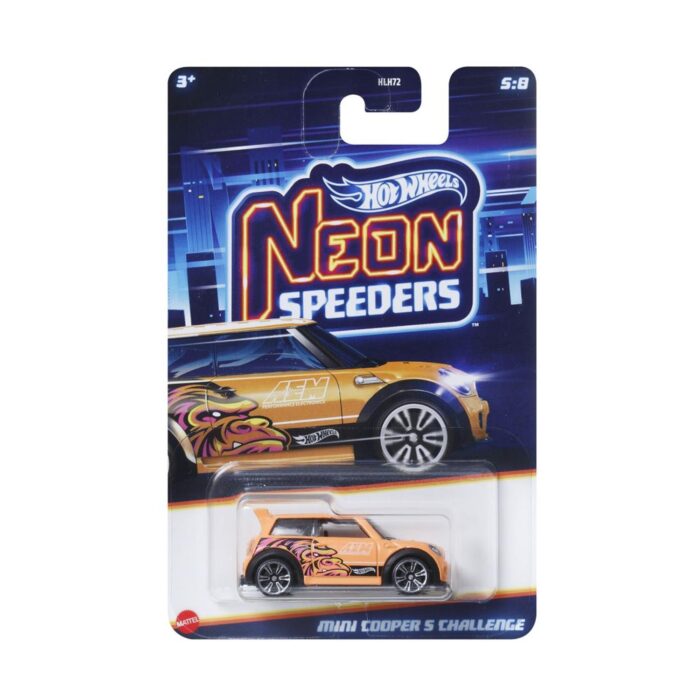 Mattel Hot Wheels: Neon Speeders - Mini Cooper S Challenge
