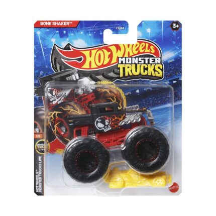 Mattel Hot Wheels: Monster Trucks Live - Bone Shaker Die-Cast Vehicle (JDP73)
