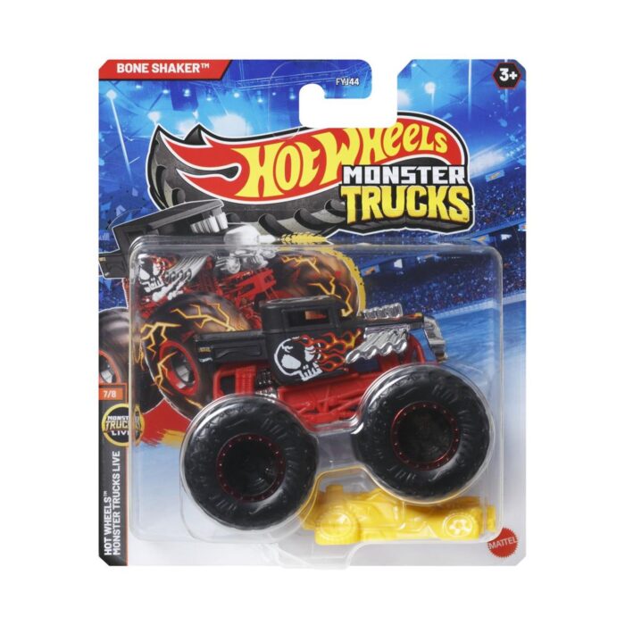 Mattel Hot Wheels: Monster Trucks Live - Bone Shaker Die-Cast Vehicle (JDP73)