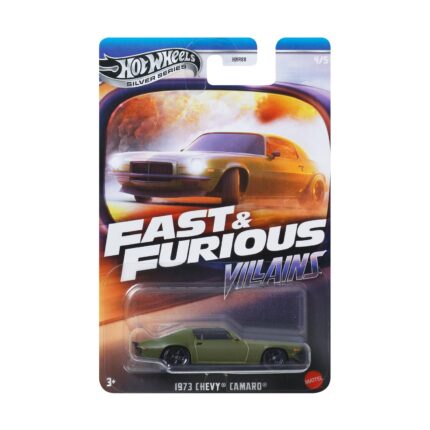 Mattel Hot Wheels Silver Series: Fast & Furious Villains - 1973 Chevy Camaro (JBY37)