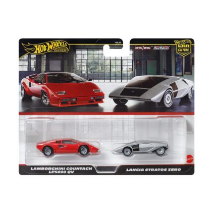 Mattel Hot Wheels®: Premium Car Culture - Lamborghini Countach LP5000 QV & Lancia Stratos Zero