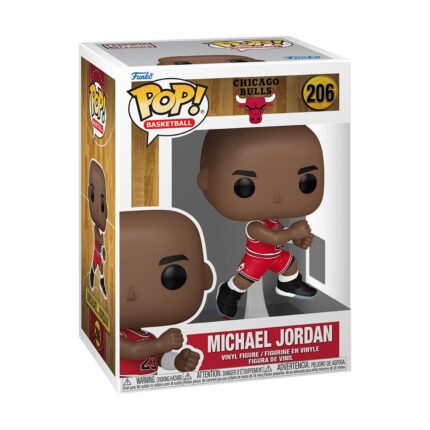 FUNKO POP!  Basketball: Chicago Bulls - Michael Jordan('89) "The Shot" #206 Vinyl Figure