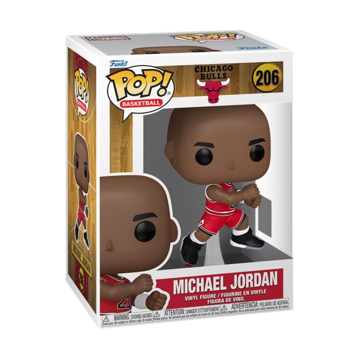 FUNKO POP!  Basketball: Chicago Bulls - Michael Jordan('89) "The Shot" #206 Vinyl Figure
