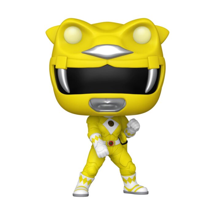 FUNKO POP! Movies: Mighty Morphin Power Rangers The Movie - Yellow Ranger (Glows in The Dark) #1781 Vinyl Figure - Image 2