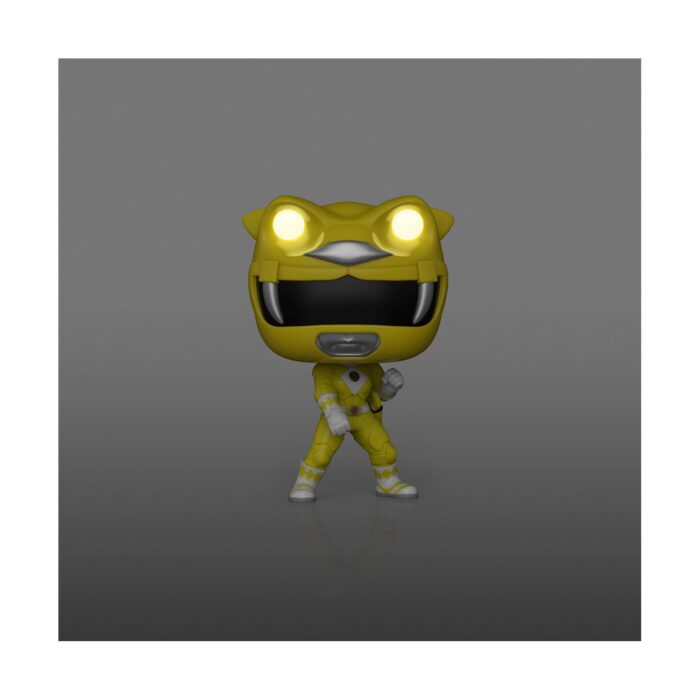 FUNKO POP! Movies: Mighty Morphin Power Rangers The Movie - Yellow Ranger (Glows in The Dark) #1781 Vinyl Figure - Image 3