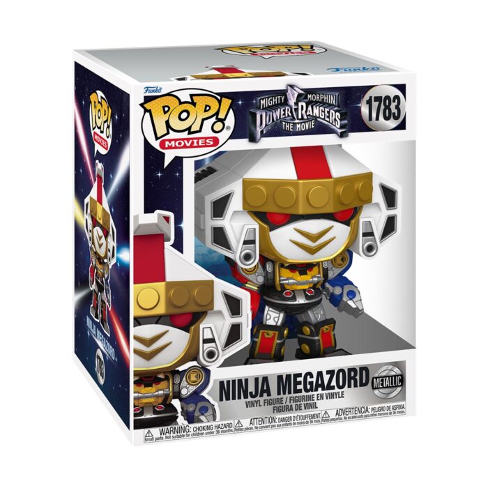 FUNKO POP! Super: Mighty Morphin Power Rangers The Movie - Ninja Megazord (Metallic) #1783 Vinyl Figure (6")