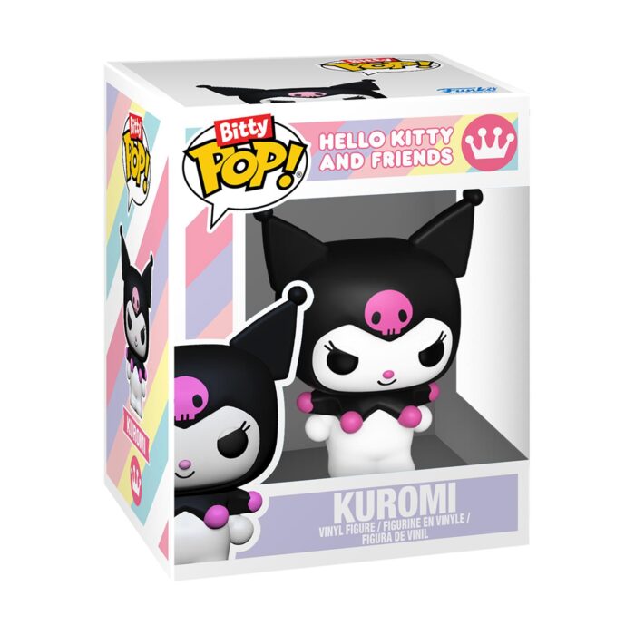 FUNKO BITTY POP! 4-Pack: Hello Kitty and Friends - Kuromi, Hello Kitty, My Melody,Kuromi Vinyl Figures - Image 2