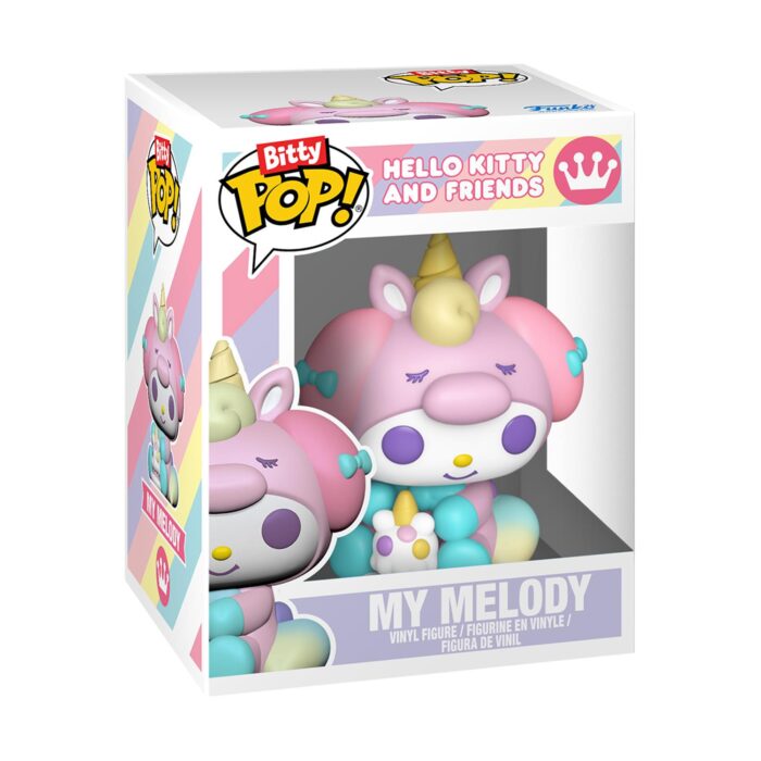 FUNKO BITTY POP! 4-Pack: Hello Kitty and Friends - Kuromi, Hello Kitty, My Melody,Kuromi Vinyl Figures - Image 6