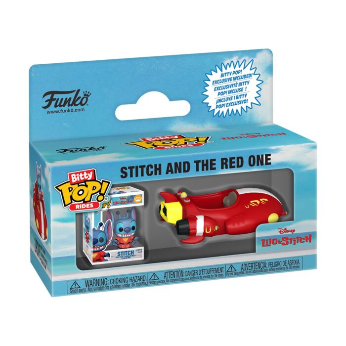 FUNKO BITTY POP! Rides: Lilo and Stitch - Stitch and The Red One Vinyl Figures