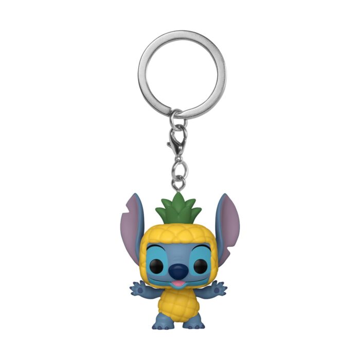 FUNKO POCKET POP!: Disney: Lilo & Stitch - Stitch As Pineapple Vinyl Figure Keychain - Image 2
