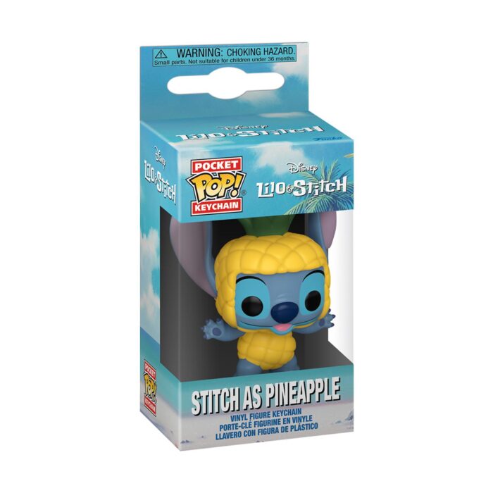 FUNKO POCKET POP!: Disney: Lilo & Stitch - Stitch As Pineapple Vinyl Figure Keychain
