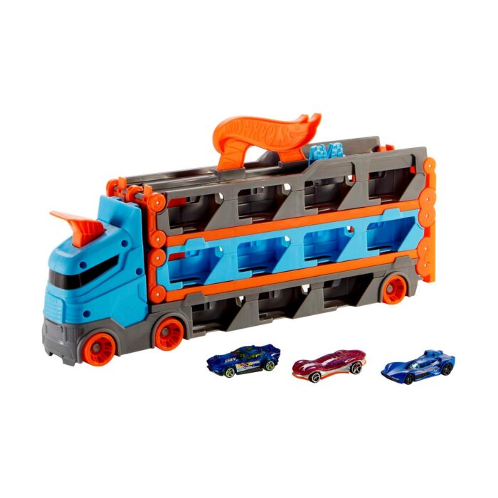 Mattel Hot Wheels City: Νταλικα Αυτοκινητόδρομος - Πίστα 2 σε 1