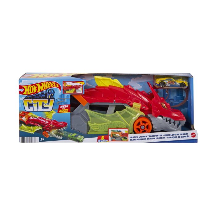 Mattel Hot Wheels City - Δράκος Νταλίκα-Εκτοξευτής