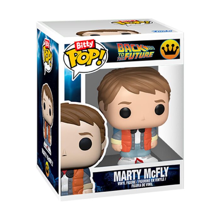 FUNKO BITTY POP! Rides: Back To The Future - Marty McFly and Time Machine Vinyl Figures - Image 4